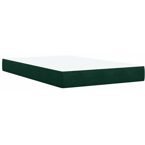 Box spring krevet s madracem tamnozeleni 120x200 cm bar&amp;scaron;unasti Slike