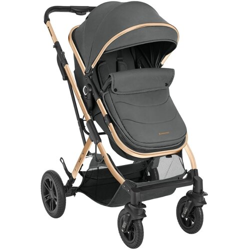 Kikka Boo kolica za bebe 3u1 Kaia Premium Dark Grey Slike