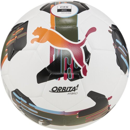 Puma fudbalska lopta Orbita 4 Hyb, Fifa Basic, Šarena Cene