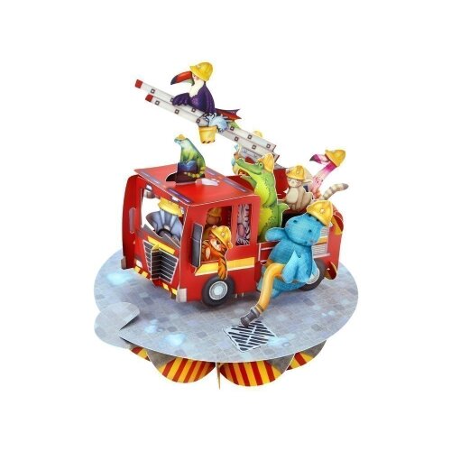 Santoro Pirouettes - Čestitka 3D - Pirouettes, Animal Firetruck Cene
