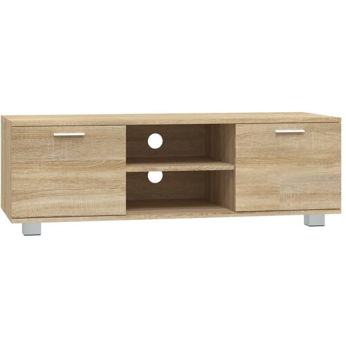 Maison Chic TV omarica - TV stojalo - Televizijska omarica sonoma hrast 120x40,5x35 cm inženirski les, (21700085) Cene