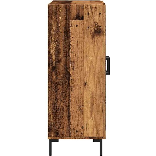 VidaXL Komoda boja starog drva 69,5x34x90 cm konstruiranog drva Slike