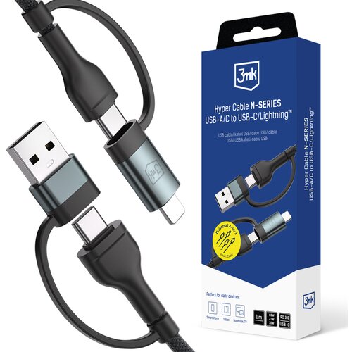 3mk 2-V-2 A/C KABEL ZA LIGHTNING 60W QC 3.0 HYPER HITRO POLNJENJE, (5000259893) Cene