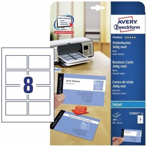  Karton za vizitke zweckform c32015-25 ZWECKFORM1 Slike
