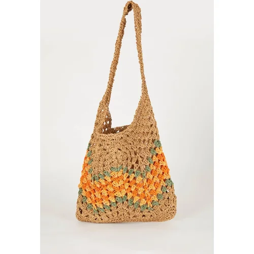 Defacto Women's Straw Shoulder Bag