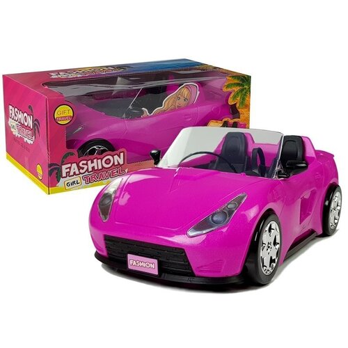  Sportski auto za lutku Fashion 34 cm - rozi Slike