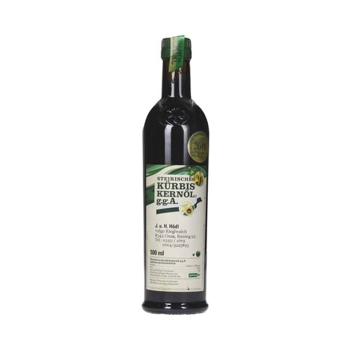 Josef &amp;amp; Hedwig H&amp;ouml;dl &amp;Scaron;tajersko bučno olje ZGO - 500 ml Slike