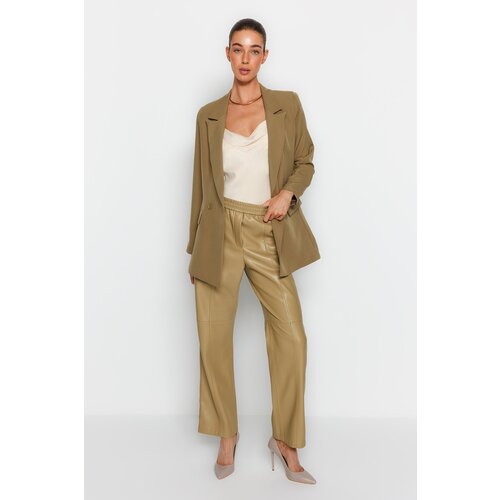 Trendyol Blazer - Khaki - Regular fit Slike