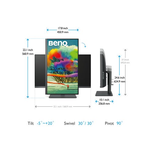 BenQ PD2705U 27&amp;quot; 4K Monitor f&amp;uuml;r Grafiker Slike