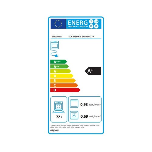 Electrolux ugradna rerna EOC8P39WX Slike
