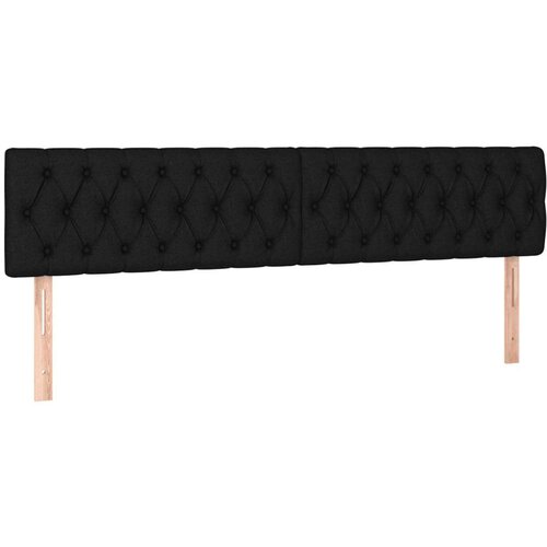  S oprugama i madracem crni 180x200 cm od tkanine Slike