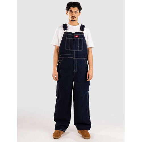Dickies Loose Denim Bib Kavbojke rinsed Slike