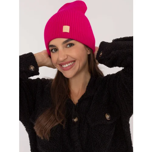 Fashion Hunters Fuchsia hat with RUE PARIS patch