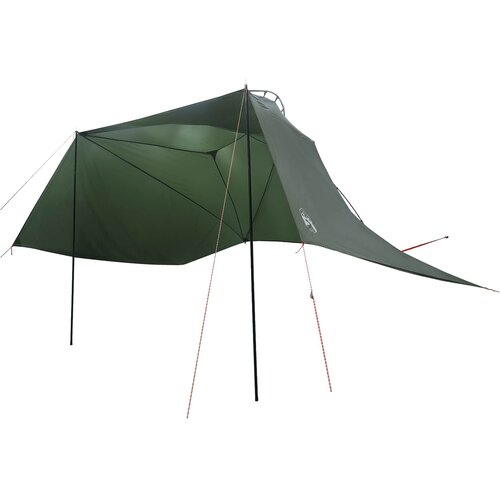 vidaXL Avto &scaron;otor Voja&scaron;ka zelena 350 x 250 cm Poliester in jeklo, (5000309509) Cene