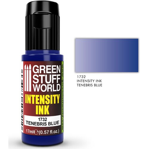 Green Stuff World intensity ink tenebris blue 17ml | akrilni ink za minijature Slike