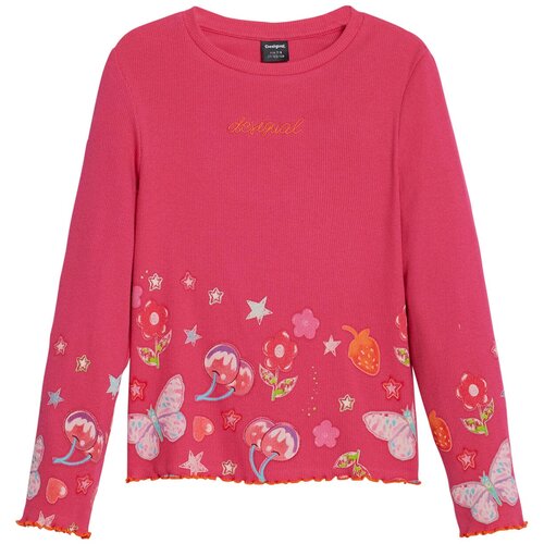 Desigual Majica mešane barve / rdeča Cene