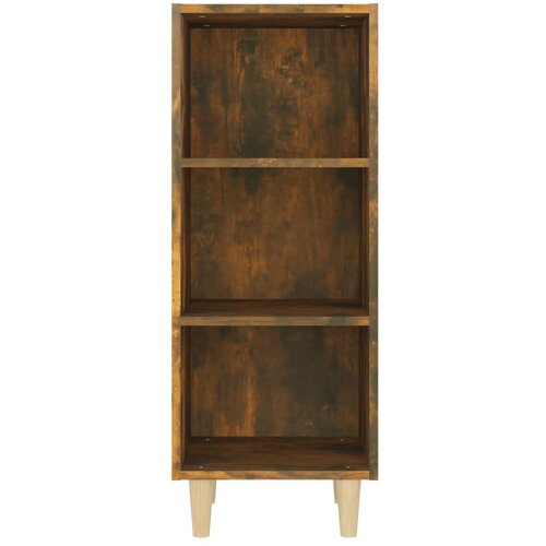  Komoda boja dimljenog hrasta 34,5x32,5x90 cm konstruirano drvo Slike