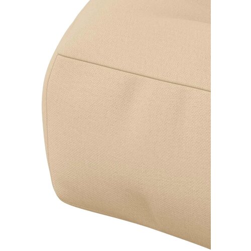  Jastučić za sjedalo od 1 dijela VIANEN 100% poliester Krem - Krem 50 x 50 x 12 cm 1 Slike