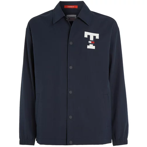 Tommy Jeans Prijelazna jakna mornarsko plava / crvena / bijela