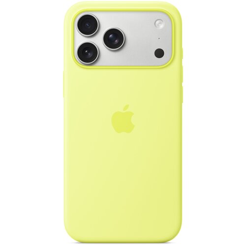 Apple silikonska maska sa magsafe-om za iPhone17 pro max - neon yellow Cene