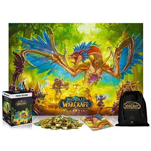 Lotte World of Warcraft Classic: Zul'Gurub | 1500 komad sestavljanke | Vključuje plakat in torbo | 85 x 58 | Za odrasle in otroke, stare 14 let in več | Kot, (20834841) Cene