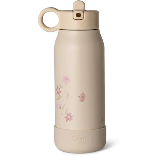 Citron Mini Water Bottle boca za vodu od nehrđajućeg čelika Flowers 250 ml