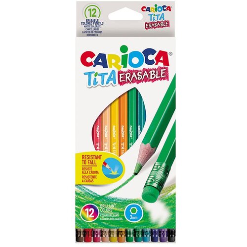 Carioca Boje bezdrvne 1/12 TITA s gumicom 42897 blister Cijene