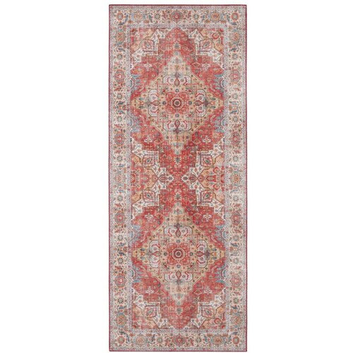 Nouristan ciglasto crveni tepih Sylla, 80 x 200 cm Slike