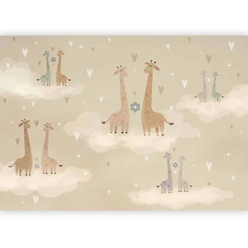  Foto tapeta - Giraffes in Love 300x210 Standard Slike
