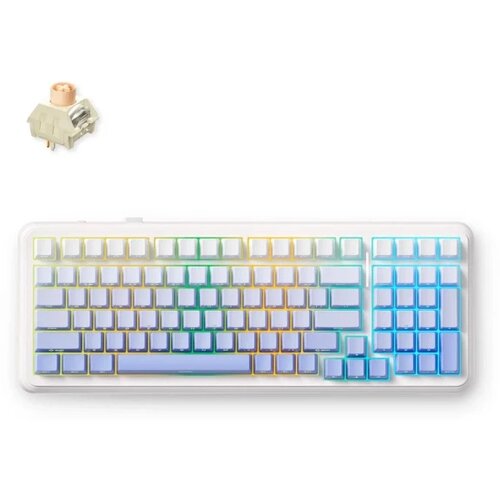 MCHOSE Bežična gaming tastatura K99 V2 Mehanička glacier gradient Cene