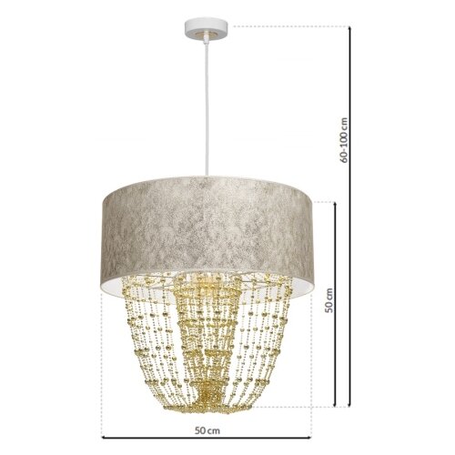  Luster na sajli ALMERIA 1xE27/60W/230V Slike