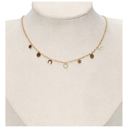 Luna Collection Ogrlice 69803 Pozlačena Slike