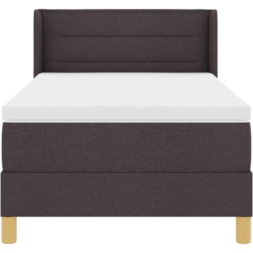  s opruga kutije Tamno smeđa 200 x 90 cm tkanina Slike