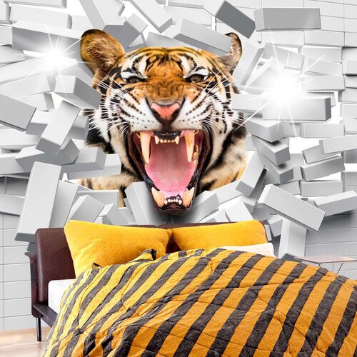  Tapeta - Tiger Jump 200x140 Cijene