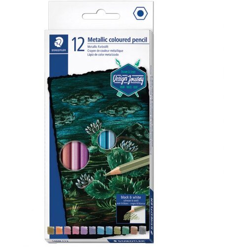  BOJE DRVENE 12BOJA METALLIC DESIGN JOURNEY STAEDTLER 146M C12 BLISTER Cijene