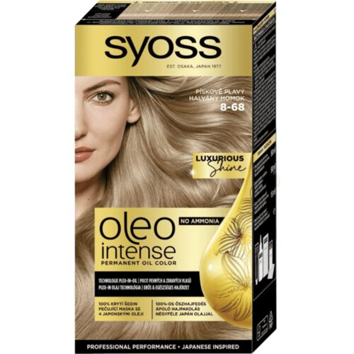 Syoss barva za lase - Oleo Intense Permanent Oil Color - 8-68 Pale Sand Cene
