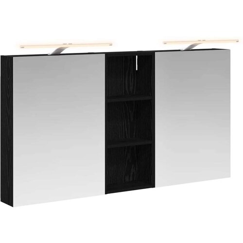  Komplet omaric za kopalnico s polico 3 pcs 130 x 14,5 x 70 cm, (5000246400) Cene