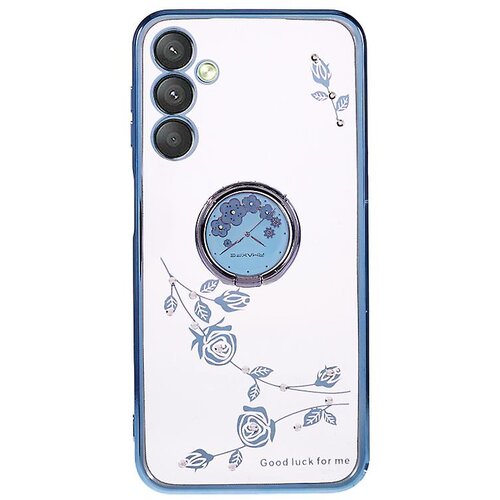 INORCO Ovitek s stojalom za telefon Samsung Galaxy A24 4G, cvetlični vzorec, galvaniziran TPU ovitek, (22035941) Slike