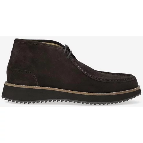 A.P.C. Cipele od brušene kože Boots Jeremie Haute za muškarce, boja: smeđa, PXBQB-H53263 MARRON