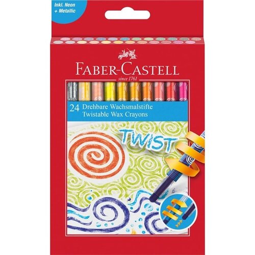 Faber-Castell Twist voštane bojice na povlačenje KORIŠTENO Cijene