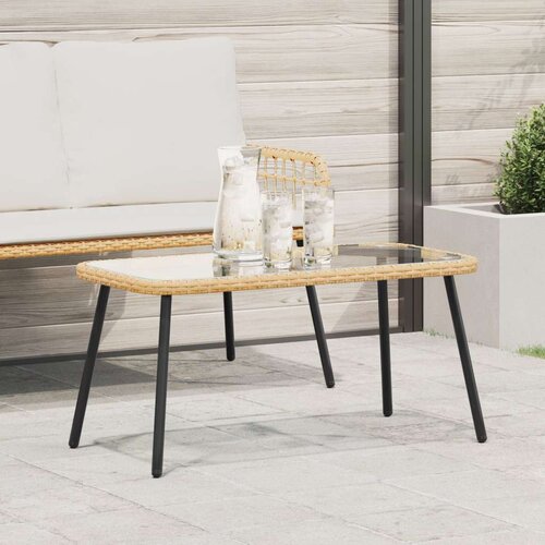  Stolić za kavu Prirodni 90x45x42 cm Poliratan Cene