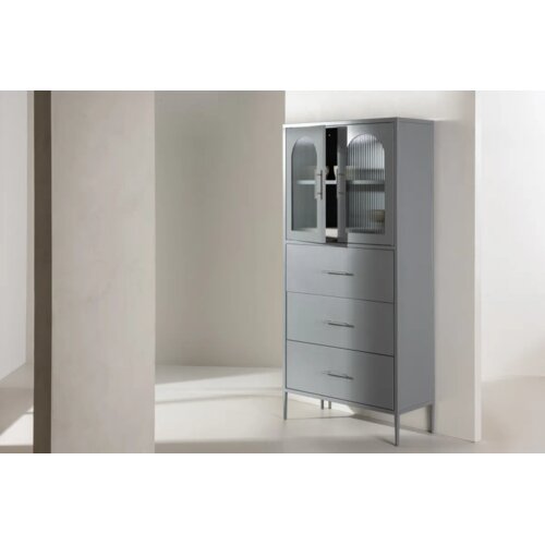 Venture Home vitrina La Paz 35 &amp;times; 160 &amp;times; 70 cm, svijetlosiva Slike