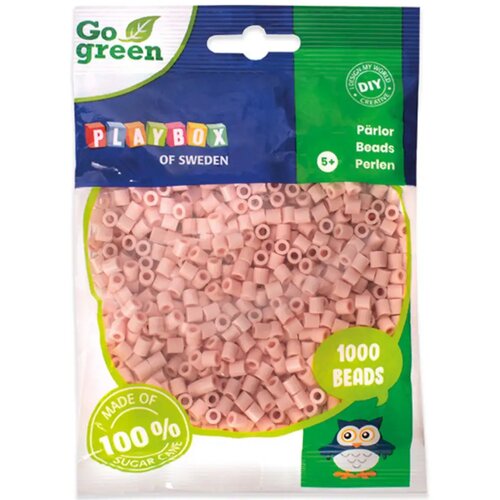 Playbox Go Green 5mm MIDI perle za peglanje, 1000 komada u svijetlo bež boji Cene