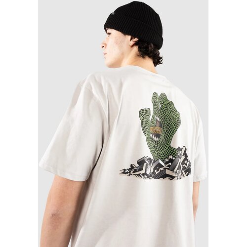 Santa Cruz BT Kendall Grid Hand T-shirt mist Cene