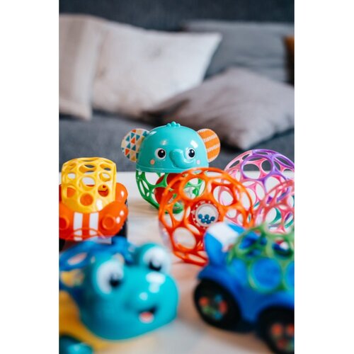 OBALL Rattle ropotuljica Blue 0m+ 1 kos Slike