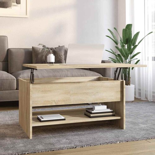  Stolić za kavu boja hrasta sonome 80x50x40 cm konstruirano drvo Cijene