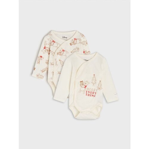 Sinsay komplet od 2 bodija Winnie the Pooh za bebe ZD931-01X Slike