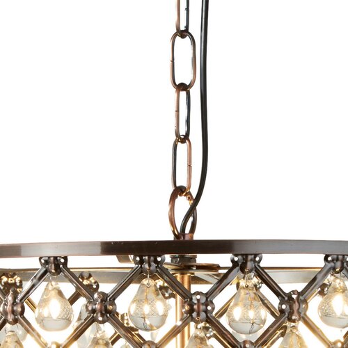 Lesnina XXXL Searchlight 7813-3CU - Kristalni luster na lancu MARQUISE 3xE14/40W/230V Slike