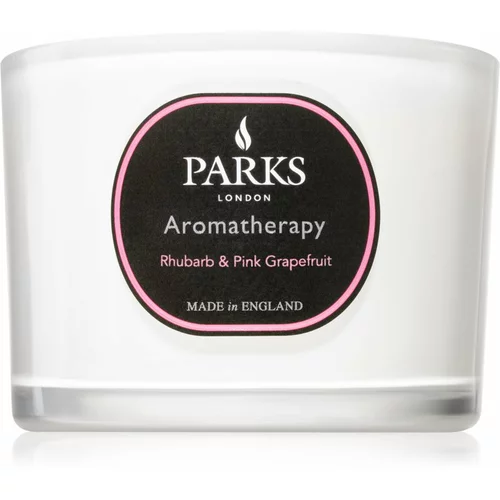 Parks London Aromatherapy Rhubarb & Pink Grapefruit mirisna svijeća 80 g