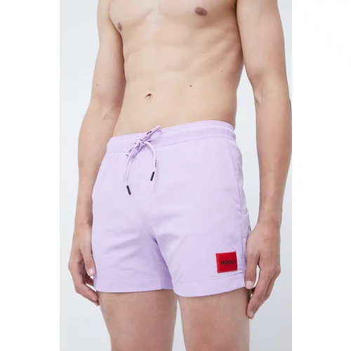 Hugo Kratke hlače za kopanje vijolična barva